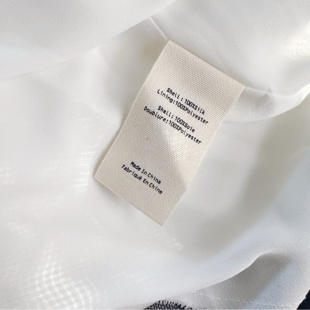 L’Agence Silvana Lace Inset Silk Gown White - Picture 12 of 13